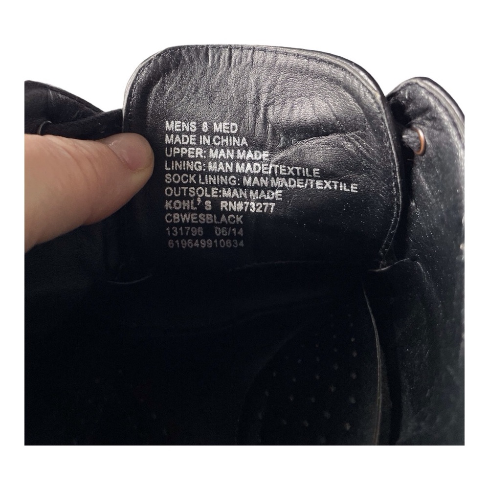 Croft&Barrow Core Technology Men's Black Shoes, 8M - Picture 6 of 8